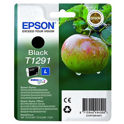 EPSON T1291 BLACK (C13T12914011) - CARTUCCIA ORIGINALE