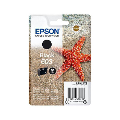 EPSON 603 BLACK (C13T03U14010) - CARTUCCIA ORIGINALE