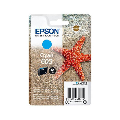 EPSON 603 CIANO (C13T03U24010) - CARTUCCIA ORIGINALE