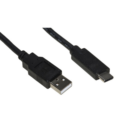 CAVO USB TYPE-A - USB TYPE-C 1.8MT BLACK