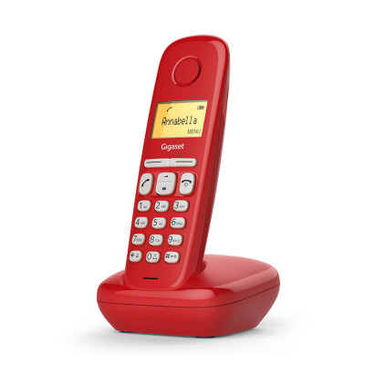 GIGASET A170 (ROSSO) - TELEFONO CORDLESS - FUNZIONE SVEGLIA
