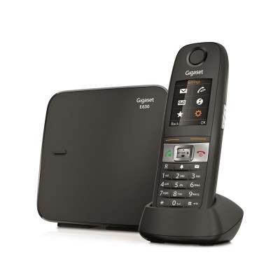 GIGASET E630 (NERO) - TELEFONO CORDLESS - IP65 - PROFILI AUDIO - VIVAVOCE