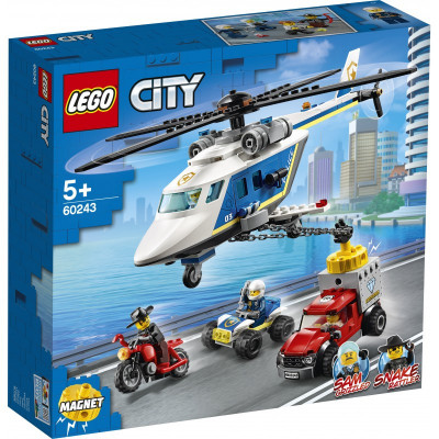 LEGO 60243 - INSEGUIMENTO SULL`ELICOTTERO DELLA POLIZIA - CITY