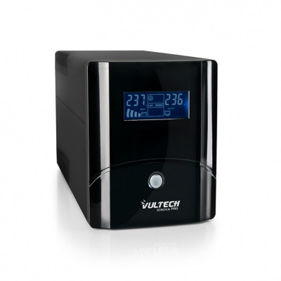 VULTECH UPS1050VA-PRO - GRUPPO DI CONTINUITÀ LINE INTERACTIVE - LCD - 2 PRESE - 1 PRESA IEC13