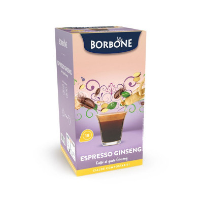 CIALDE ESE 44MM CAFFE'' BORBONE GINSENG - BOX 18PZ