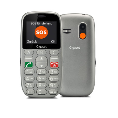 GIGASET GL390 (GRIGIO) - TELEFONO CELLULARE SENIOR BARPHONE