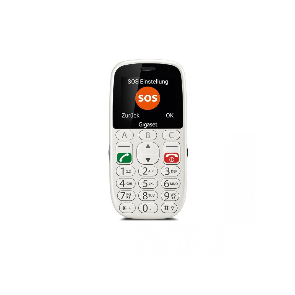 GIGASET GL390 (BIANCO) - TELEFONO CELLULARE SENIOR BARPHONE