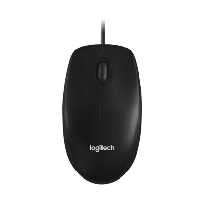 LOGITECH M100 (910-006652) - MOUSE WIRED - BLACK