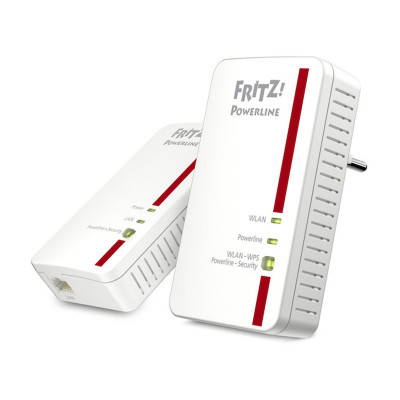 (20002755) FRITZ POWERLINE 1240E SET - KIT 2 PZ - LAN - WIFI - MIMO - 1.200 MBIT/S