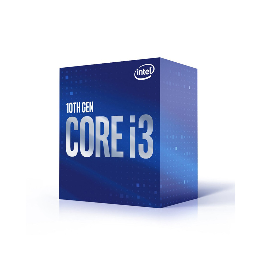 INTEL CORE i3-10100F COMET LAKE - CPU BOX VIDEOLESS  - BASE 3.60 GHZ / TURBO 4.30 GHZ - CACHE 6 MB - SOCKET 1200