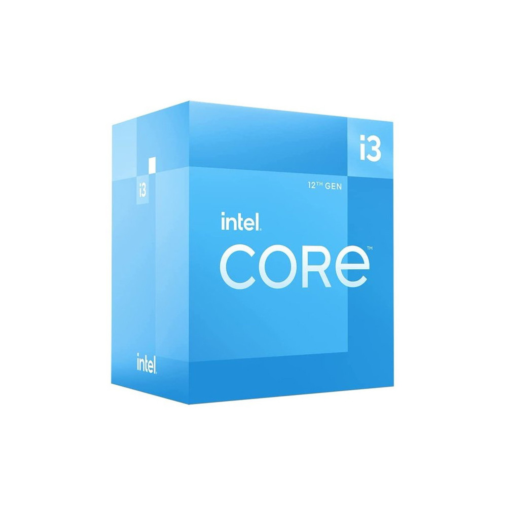 INTEL CORE i3-12100F ALDER LAKE - CPU BOX VIDEOLESS - BASE 3.30 GHZ / TURBO 4.30 GHZ - CACHE 12 MB - SOCKET 1700