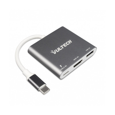 VULTECH ATC-01 - ADATTATORE TYPE-C - HDMI / USB / TYPE-C PD