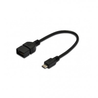 CAVO ADATTATORE USB 2.0 OTG 20CM BLACK