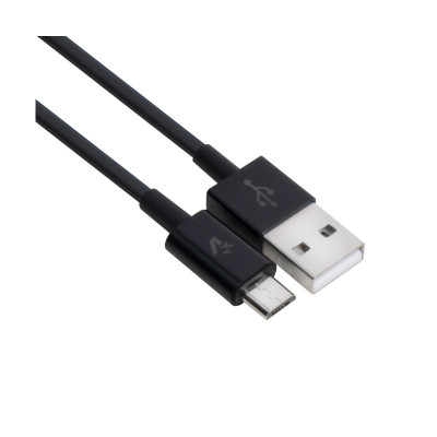 VULTECH SM-T112BK - CAVO USB / MICRO USB -RIVESTIMENTO TPE - 1M - COLORE NERO