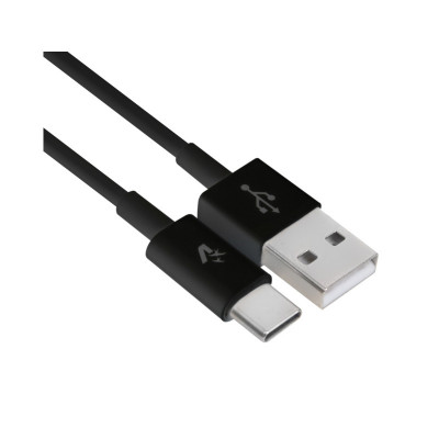 VULTECH SM-T113BK - CAVO USB / USB TYPE-C -RIVESTIMENTO TPE - 1M - COLORE NERO