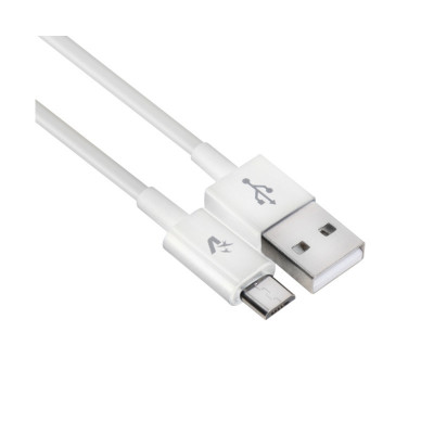 VULTECH SM-T113WH - CAVO USB / USB TYPE-C -RIVESTIMENTO TPE - 1M - COLORE BIANCO