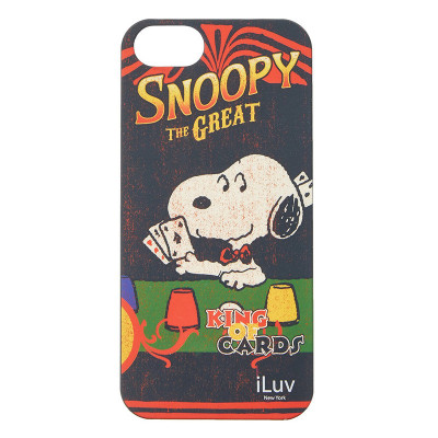 COVER ILUV SNOOPY GRAY ICA7H382GRY PER IPHONE 5 - 5S - SE